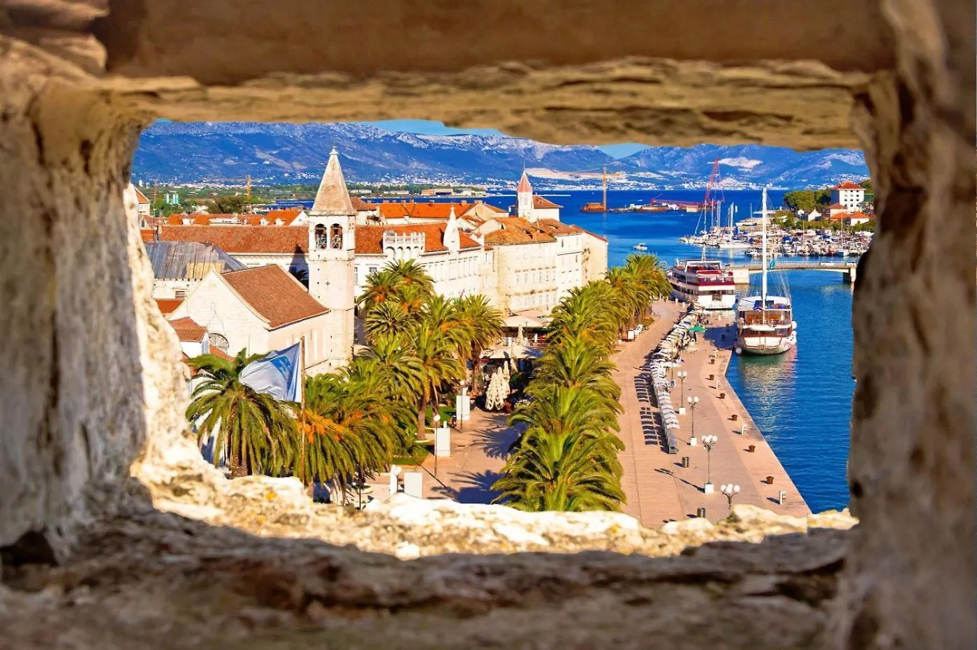 Apartment In Okrug Gornji With Sea View, Terrace, Air Conditioning, Wifi 5134-1 Trogir Croatia